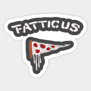 Fatticus Classic Tee Sticker